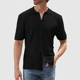 Libuše – Pletená košile se vzorem v tvaru cikcaků