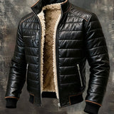 MAISON CLÉMENT PARIS™ | VESTE MATELASSÉE NOIRE À DOUBLURE SHERPA