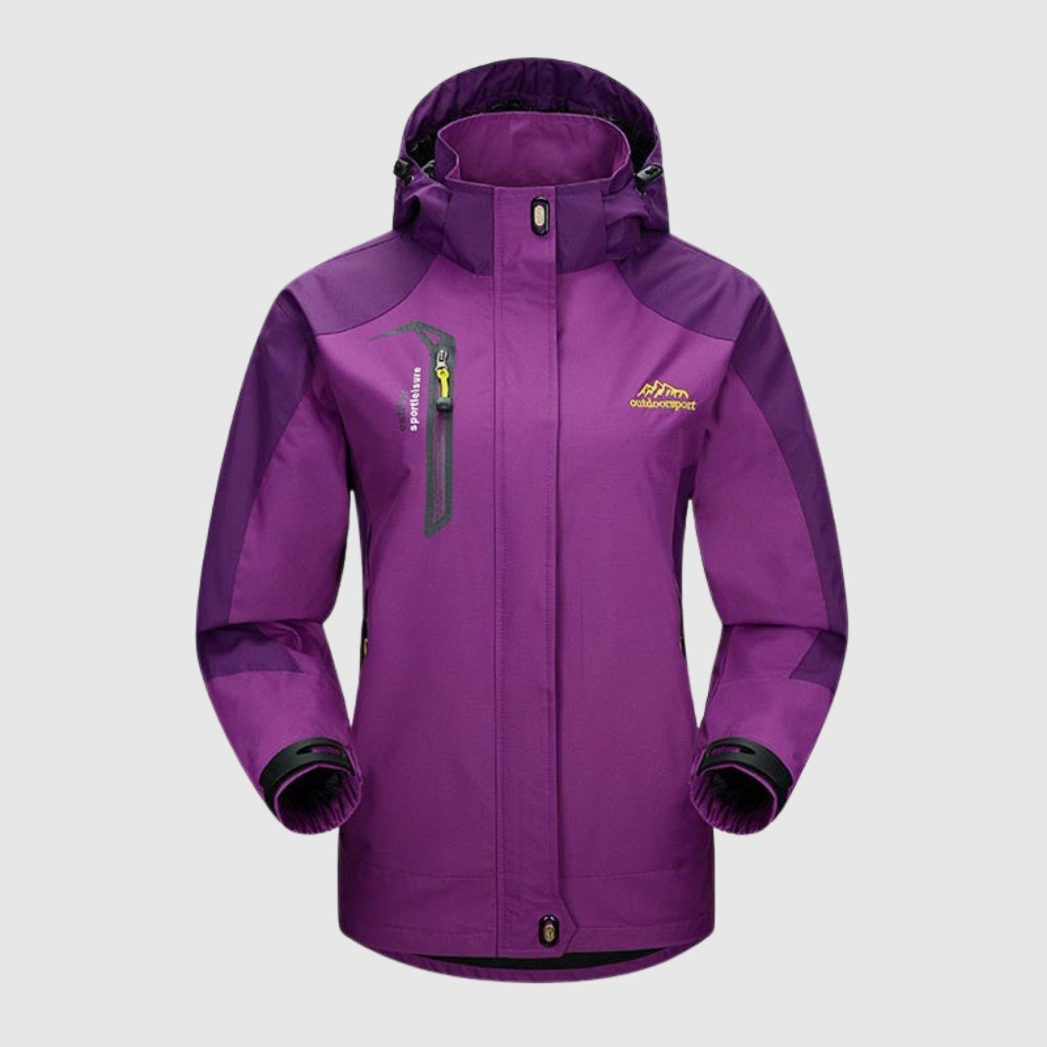 Libuše – Softshellová bunda na turistiku s odnímatelnou kapucí