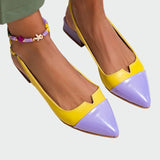 Karolína Elegantní Špičaté Balerínky Zadním Páskem