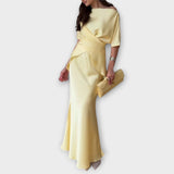 Finja - Top s odhalenými rameny a uzlem vpředu se sukní