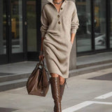 Carmen | Warm Knit Dress, Elegant and Comfortable