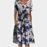 Andrea – Květinové šaty s kapsami