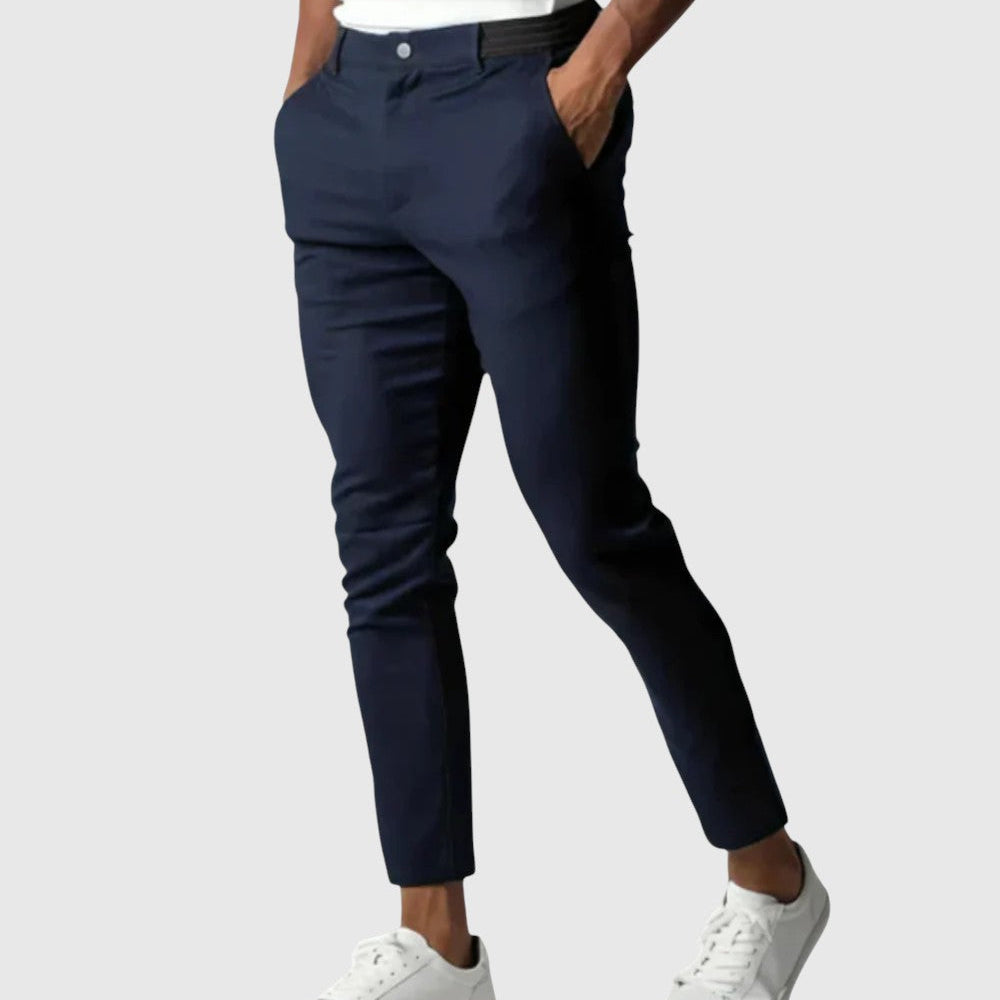 Libuše- Kalhoty Elio Stretch z bavlny