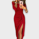 Lena - Elegantní šaty s odhalenými rameny