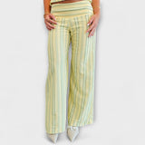 Anastasia - Klasický pruhovaný kalhotový komplet