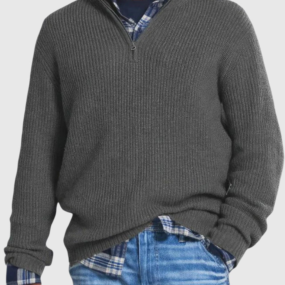 Libuše- Svetr s zipem Diego