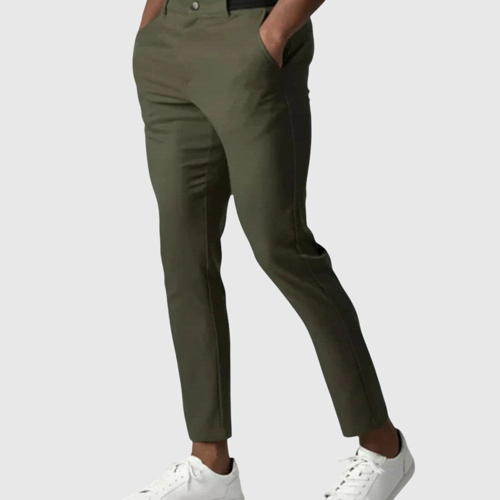 Libuše- Kalhoty Elio Stretch z bavlny