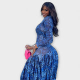 Mia - Maxi šaty s designem síťoviny Lily