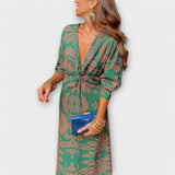 Oriana - Elegantní šaty s dlouhými rukávy