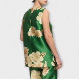 Clea - Bezramenný overal v barvě šalvěje