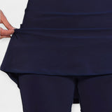 Vysoký pas kraťasy s sukní