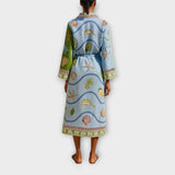 Jule - Tištěné midi šaty z twillu s páskem