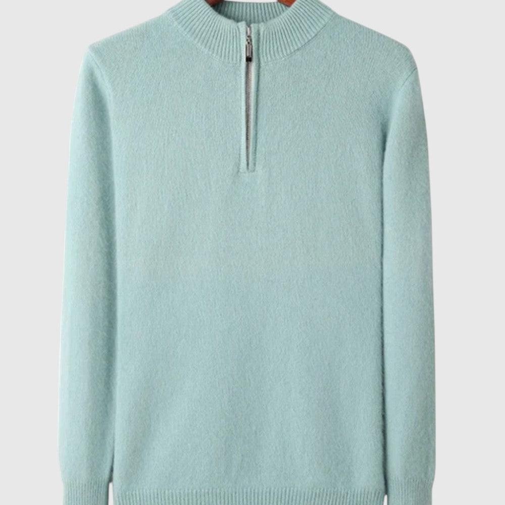 Libuše- Kardigan z kašmíru Genève se zipem