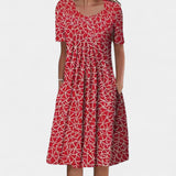 Andrea – Květinové šaty s kapsami