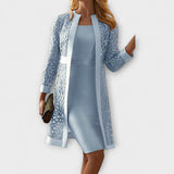 Runa - Elegantní dvoudílné krajkové šaty