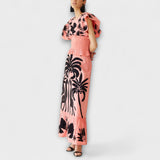 Amy - Šik šaty s palmami