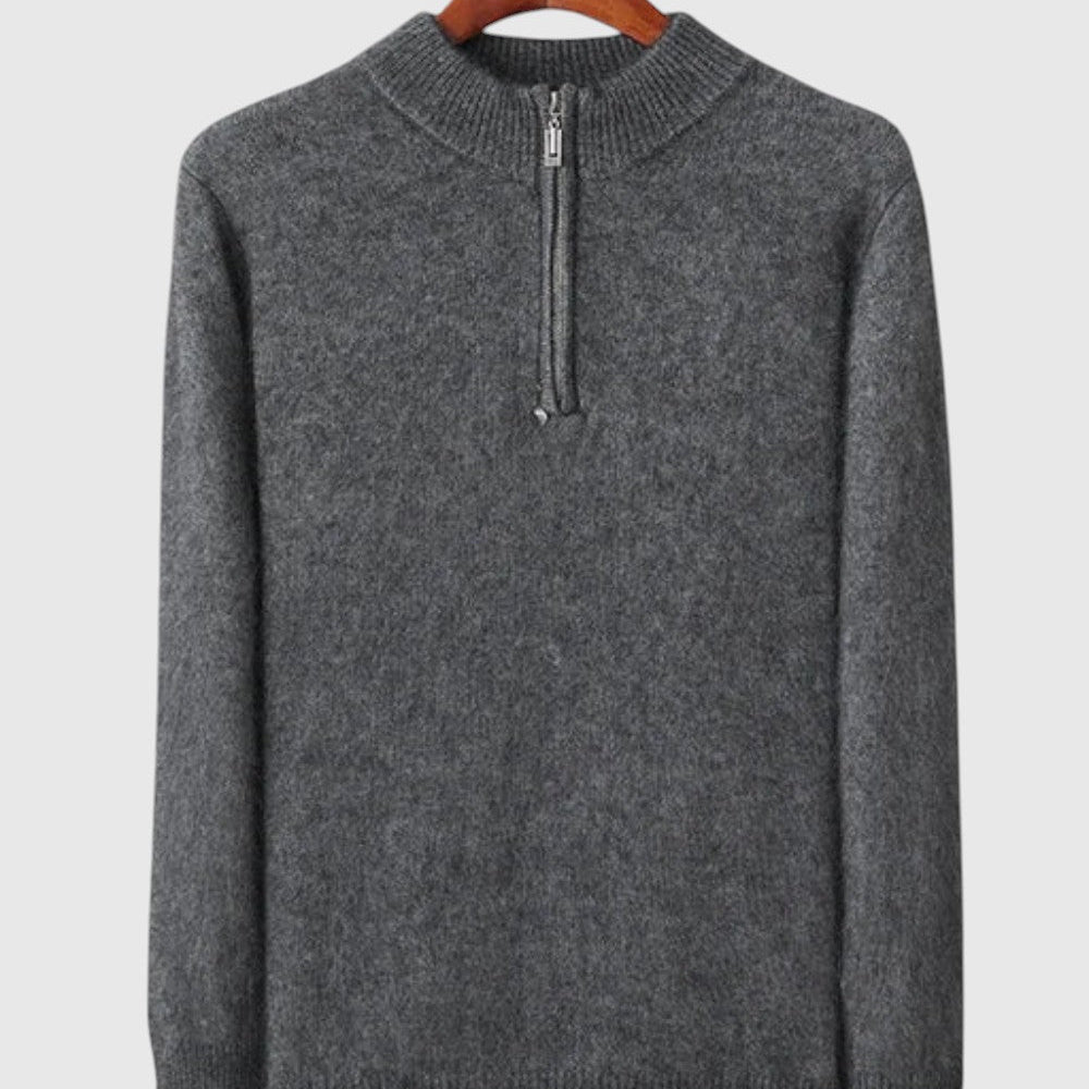 Libuše- Kardigan z kašmíru Genève se zipem