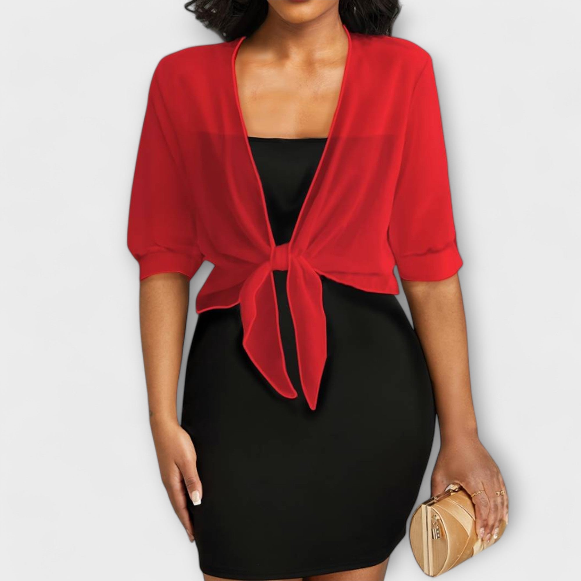 Olivia - Blůza s otevřeným předním dílem