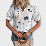 Emily - Módní blůza s výstřihem do V