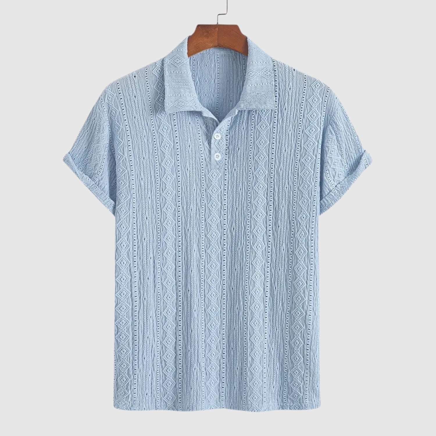 Libuše – Jemné pletené polo s texturovaným designem