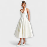 Catalina - Romantické Midi Šaty