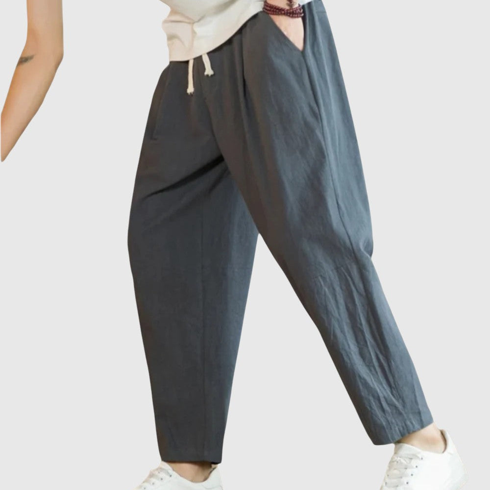 Libuše- Kalhoty z bavlny Roma