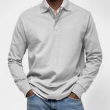 Tomáš – Elegantní pánské polo s dlouhým rukávem