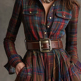 Šarlota | Košilové šaty s páskem