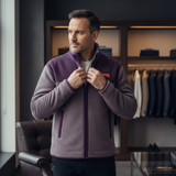 Jakub | Pánská fleecová bunda s hřejivým kožíškem