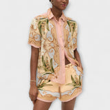 Maren - Vintage botanický kaleidoskopový tiskový set