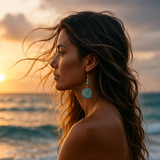 Charybdis | Oko oceánu náušnice