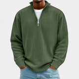 Martin – Pánský svetr s polo zipem