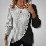 Petra | Dámský asymetrický pletený svetr