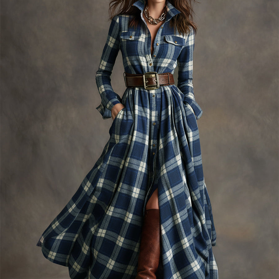 Šarlota | Košilové šaty s páskem