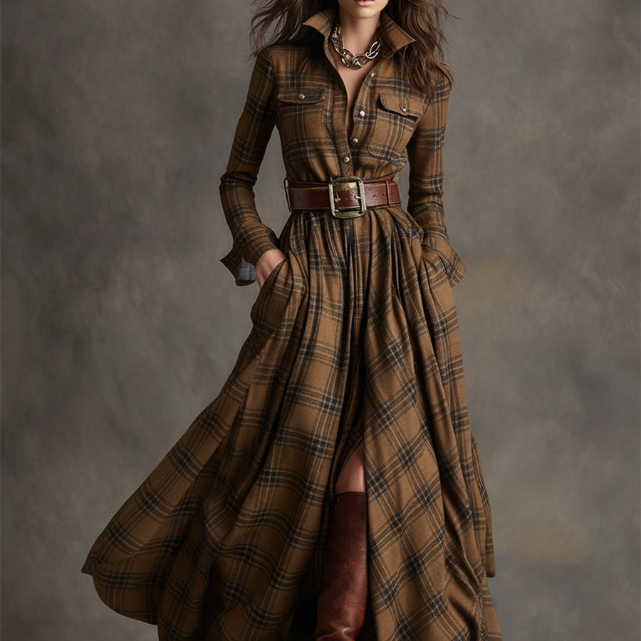 Šarlota | Košilové šaty s páskem