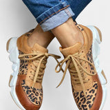 Crissa - Pohodlné tenisky s leopardím vzorem