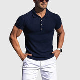 Libuše- Elegantní pruhovaná polo košile