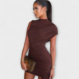 Dlouhé šaty s rolákem