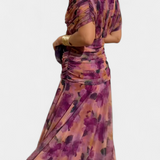 Eryzziah – Elegantní šaty s květinovým potiskem