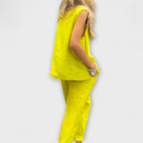 Jennifer - Uvolněný bavlněno-lněný outfit