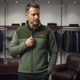 Jakub | Pánská fleecová bunda s hřejivým kožíškem