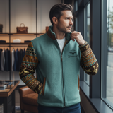 Jakub | Pánská fleecová bunda s hřejivým kožíškem