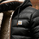 MAISON CLÉMENT PARIS™ | VESTE MATELASSÉE SHERPA NOIRE