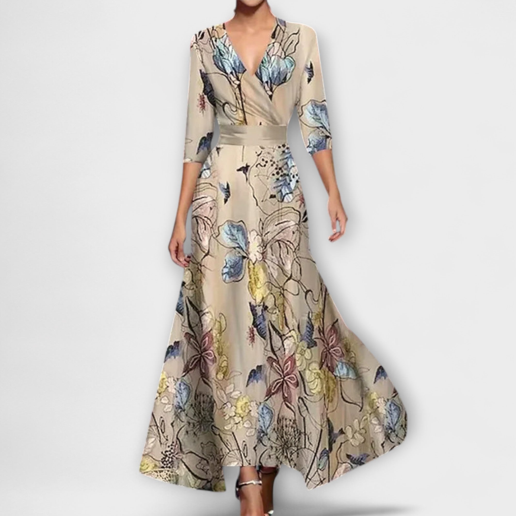 Alma - Elegantní design šatů s rukávy