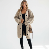 Julia - Cardigan s vzorem srdce