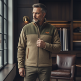 Jakub | Pánská fleecová bunda s hřejivým kožíškem