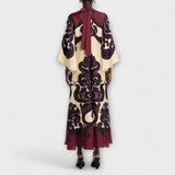 Lucy - Ohromující maxi šaty s potiskem grenadilly pro bez námahy elegantní vzhled