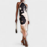 Ivy - Unikátní saténové šaty na ramínka