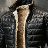 MAISON CLÉMENT PARIS™ | VESTE MATELASSÉE NOIRE À DOUBLURE SHERPA